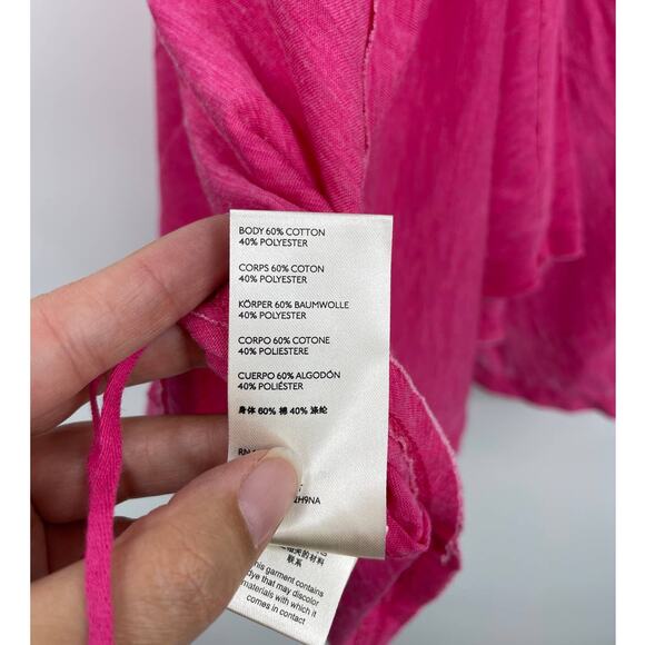 We The Free Pink Sandy Tank Top Sleeveless Relaxed Fit Women's Size Medium NEW - Picture 6 of 11